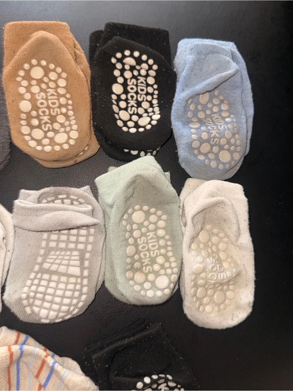 Non-Slip Infant/Toddler Grip Socks Assorted Colors